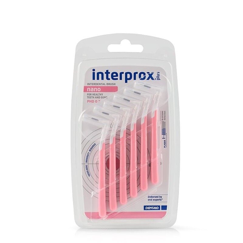 Interprox Plus Nano 0.7mm Arayüz Fırça 6'lı Pembe