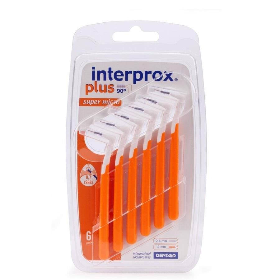 Interprox Plus Süper Micro 0.9mm Arayüz Fırçası 6 Adet TURUNCU