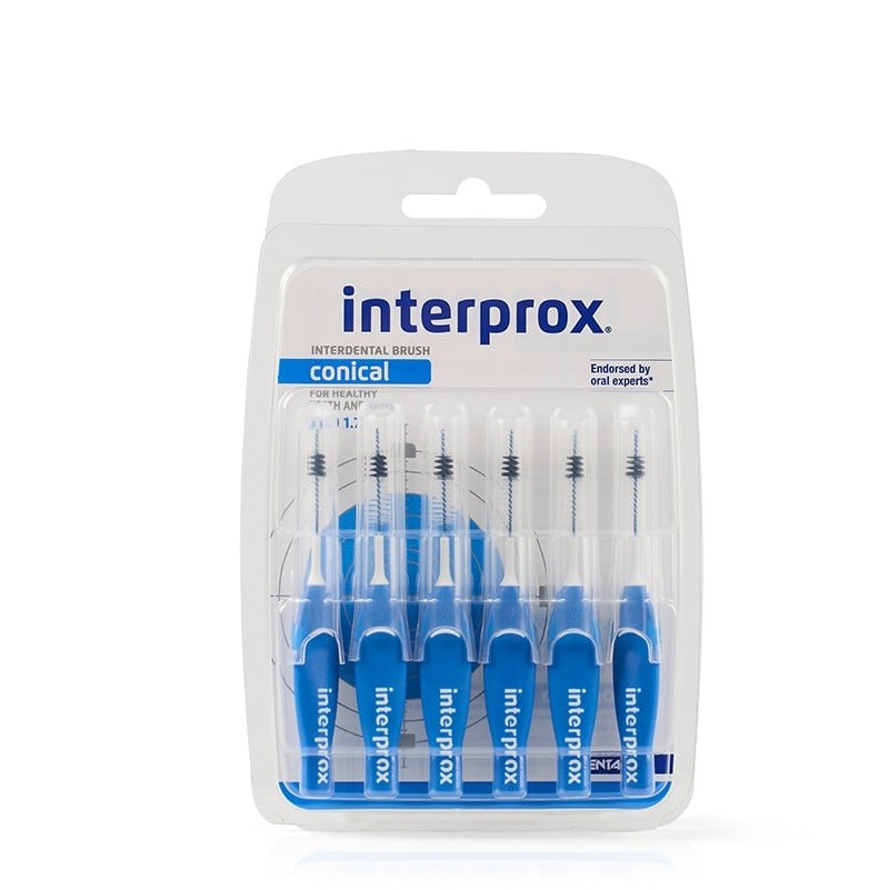 Interprox Interproximal Conical 1.7mm Arayüz Fırçası 6 Adet MAVİ