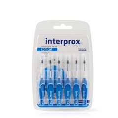 Interprox Interproximal Conical 1.7mm Arayüz Fırçası 6 Adet MAVİ