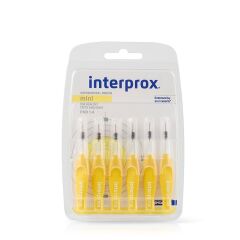 Interprox Interproximal Mini PHD 1.4 Arayüz Fırçası 6 Adet SARI