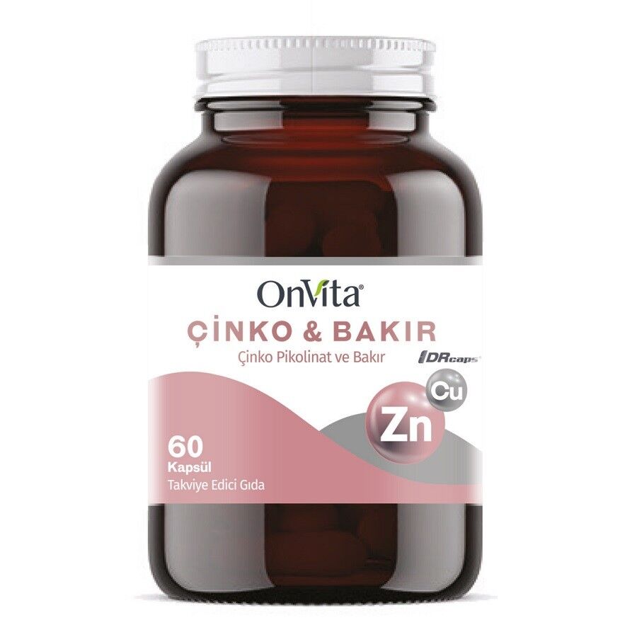 Onvita Çinko Bakır 60 Kapsül
