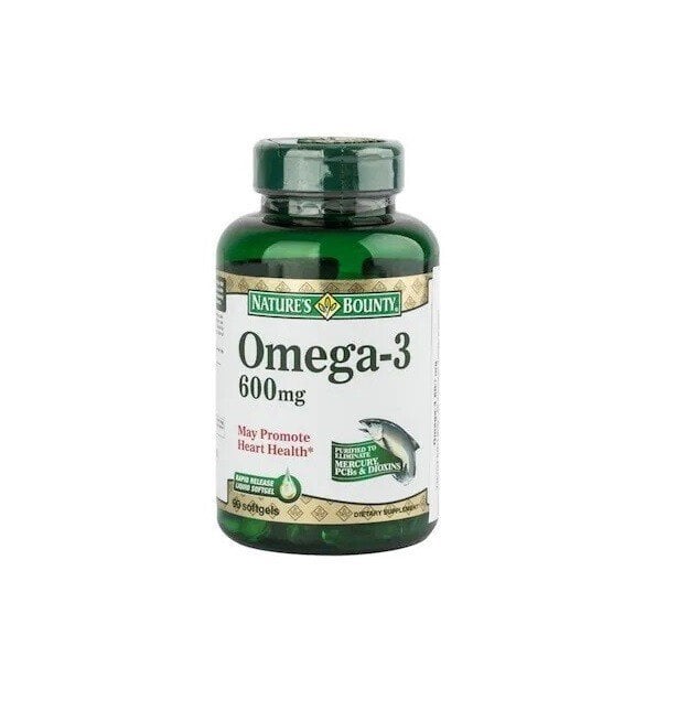 Nature's Bounty Omega 3 600 mg 90 Softgels
