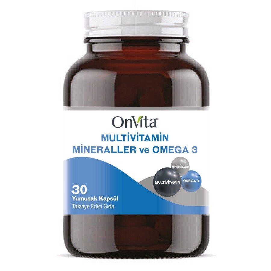Onvita Omega 3 ve Multivitamin Mineraller 30 Kapsül