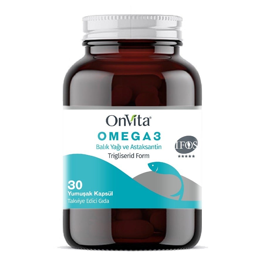 Onvita Omega 3 Astaksantin 30 Yumuşak Kapsül
