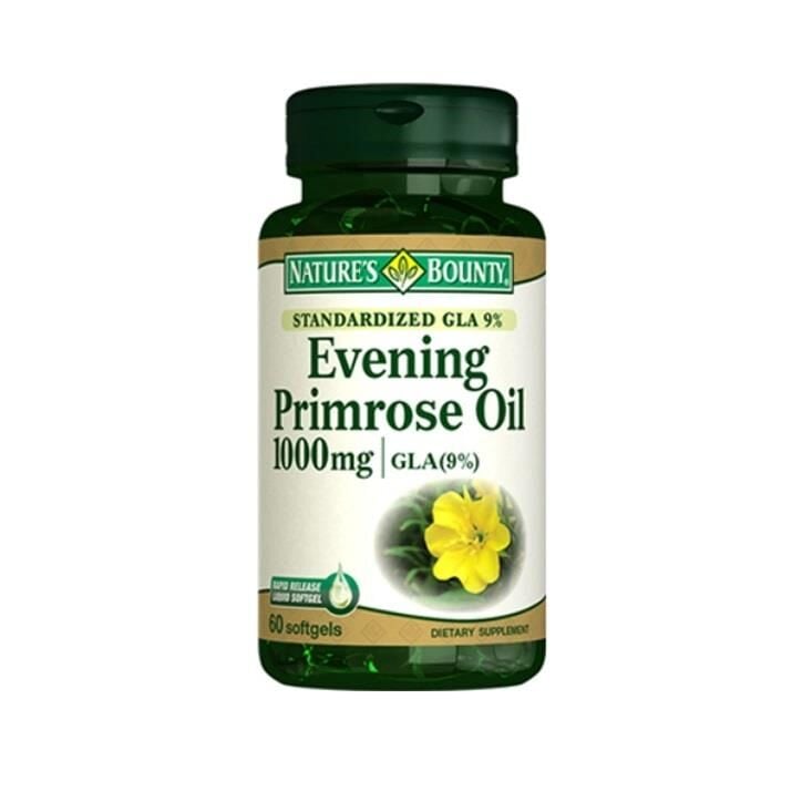 Nature's Bounty Evening Primrose Oil 1000 mg 60 Soft jel