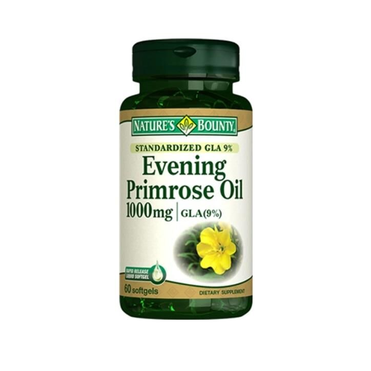 Nature's Bounty Evening Primrose Oil 1000 mg 60 Soft jel
