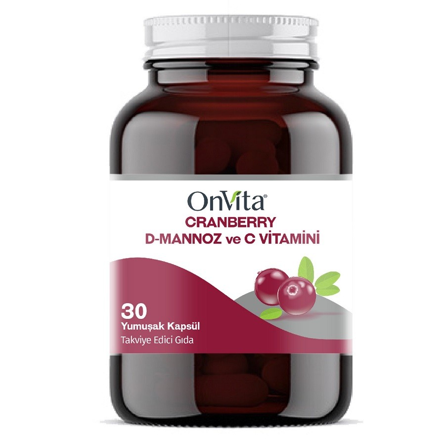 Onvita Cranberry D-Mannoz C Vitamini 30 Kapsül
