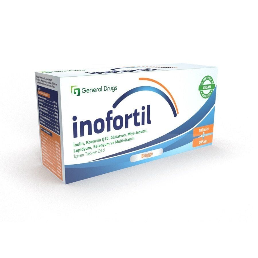 Brugge Inofortil 30 Tablet + 30 Saşe