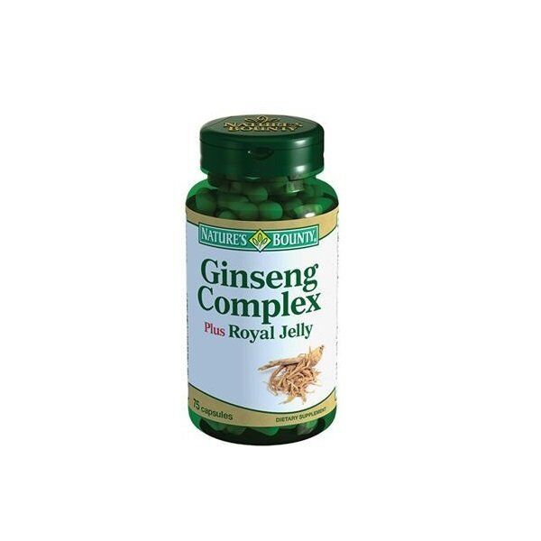 Nature's Bounty Ginseng Complex Plus Royal Jelly 75 Kapsül