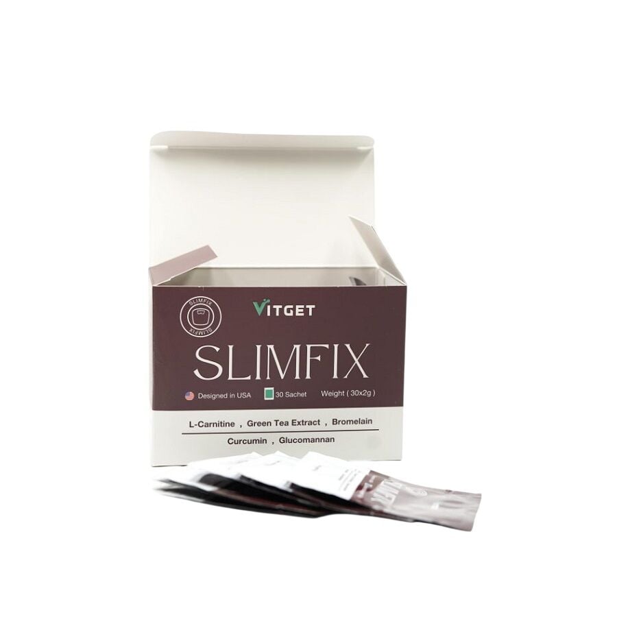 Vitget Slimfix L-Carnitine Green Tea Bromelain 30 Saşe