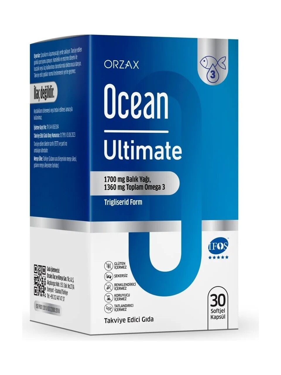Ocean Ultimate Omega 3 30 Kapsül