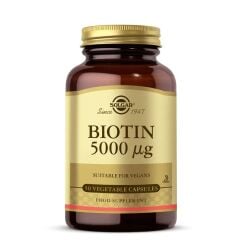 Solgar Biotin 5000mcg 50 Kapsül