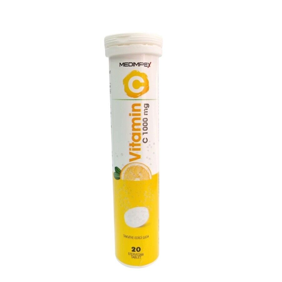 Medimpex Vitamin C 1000 mg 20 Efervesan Tablet