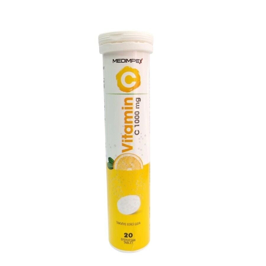 Medimpex Vitamin C 1000 mg 20 Efervesan Tablet