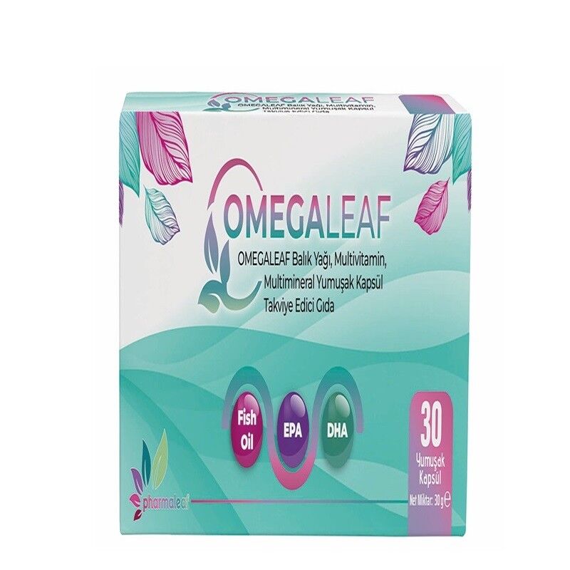 Omegaleaf 30 Yumuşak Kapsül I UYGUN FİYAT I ORİJİNAL I