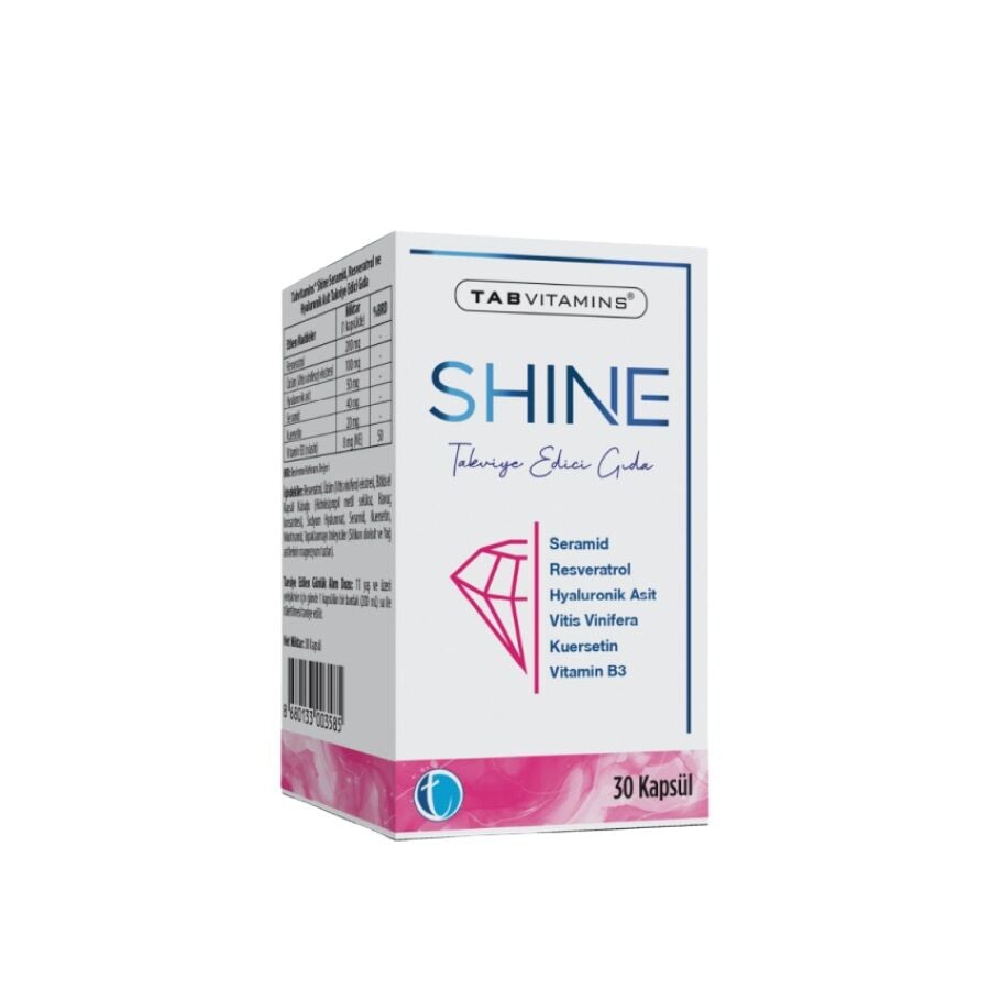 TabVitamins Shine Seramid 30 Kapsül
