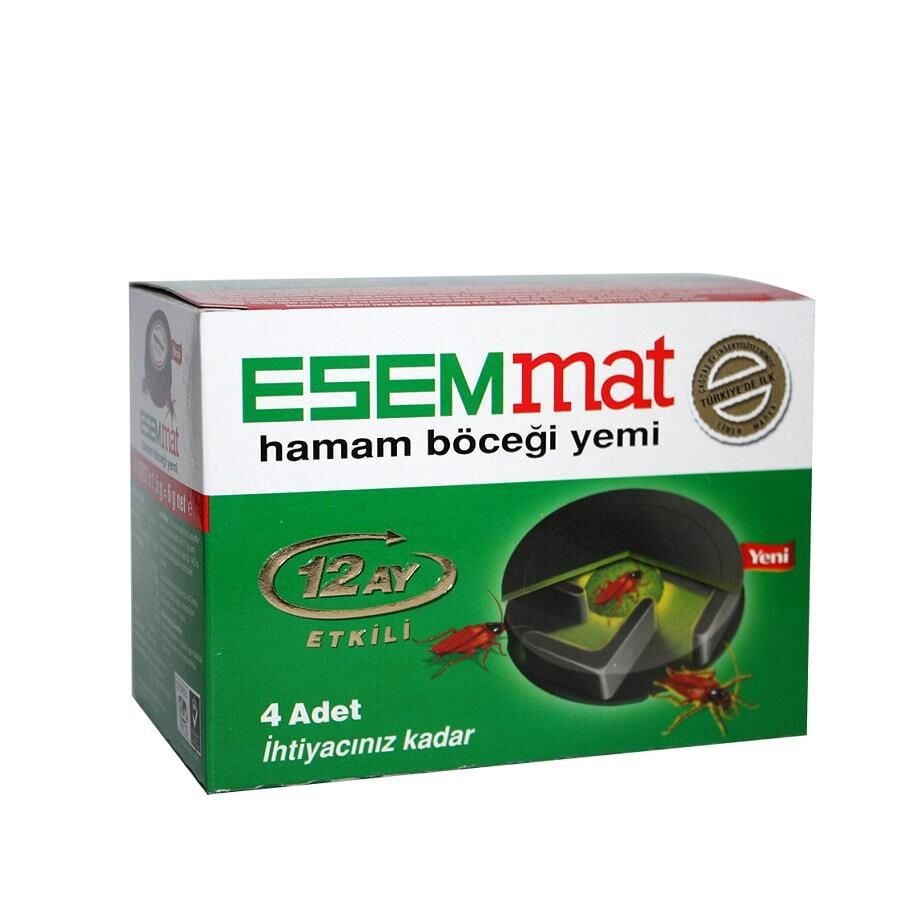 Esemmat Hamam Böceği Yemi 12 Ay Etkili 4 Adet