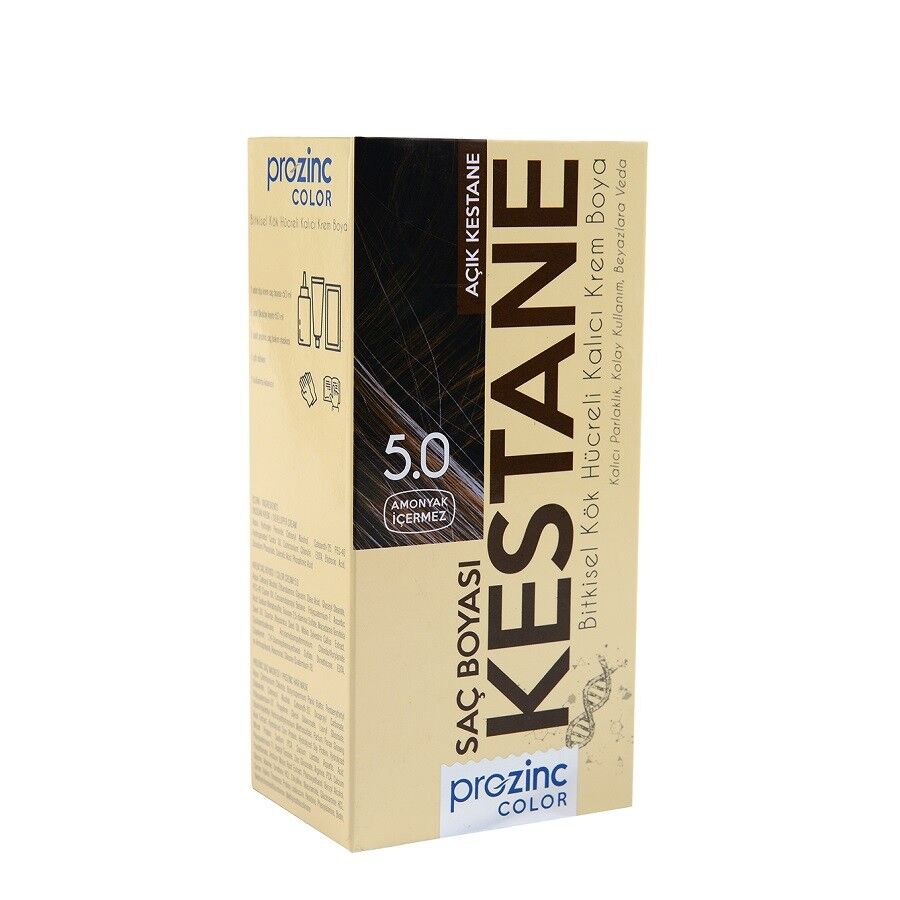 Prozinc 5.0 Açık Kestane Saç Boyası