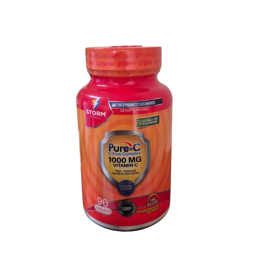 Storm Vitals Pure C 1000 MG 90 Tablet