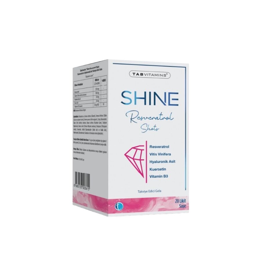 TabVitamins Shine Resveratrol 20 Likit Saşe