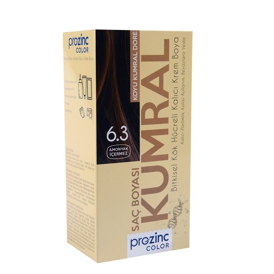 Prozinc 6.3 Koyu Kumral Dore Saç Boyası