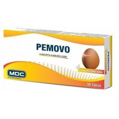 Pemovo Yumurta Kabuğu Zarı 30 Tablet