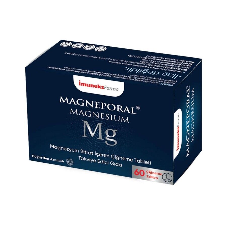 İmuneks Farma Magneporal 60 Çiğneme Tableti