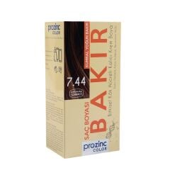 Prozinc 7.44 Kumral Yoğun Bakır Saç Boyası