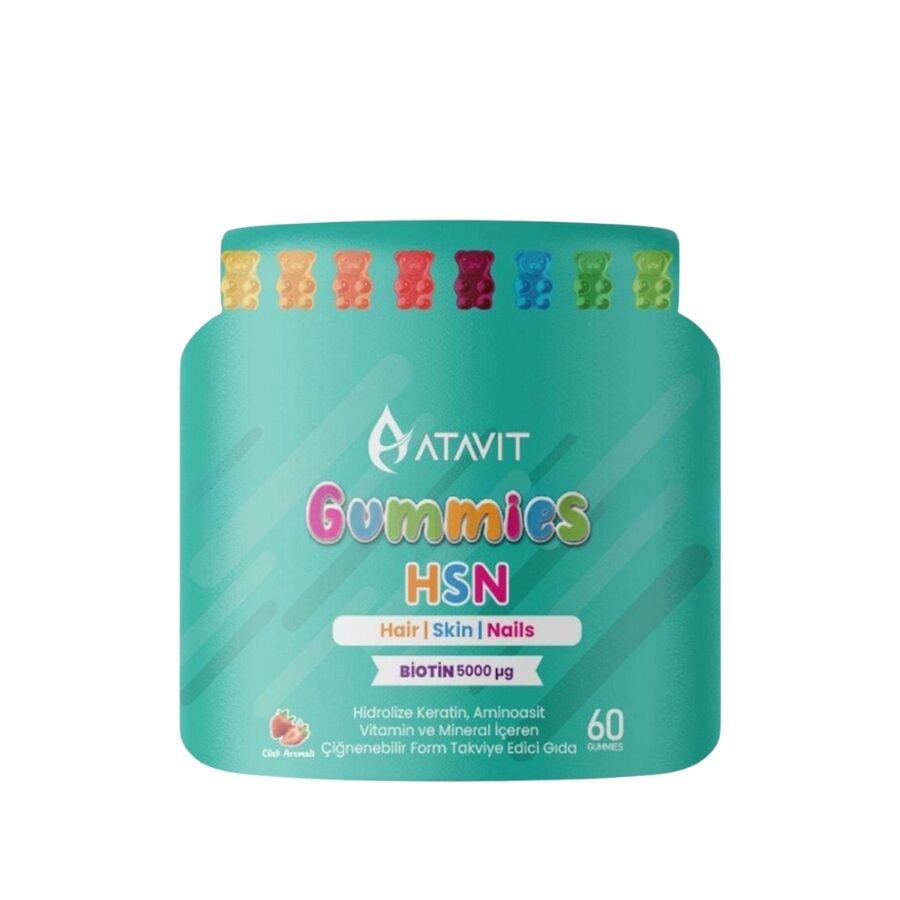 Atavit HSN Saç Cilt Tırnak 60 Gummies