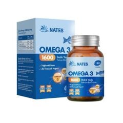 Nates Omega 3 1600 mg 30 Kapsül