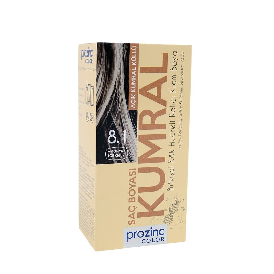 Prozinc 8.1 Açık Kumral Küllü Saç Boyası