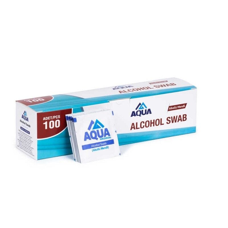 Aqua Swab Alkollü Mendil 100lü