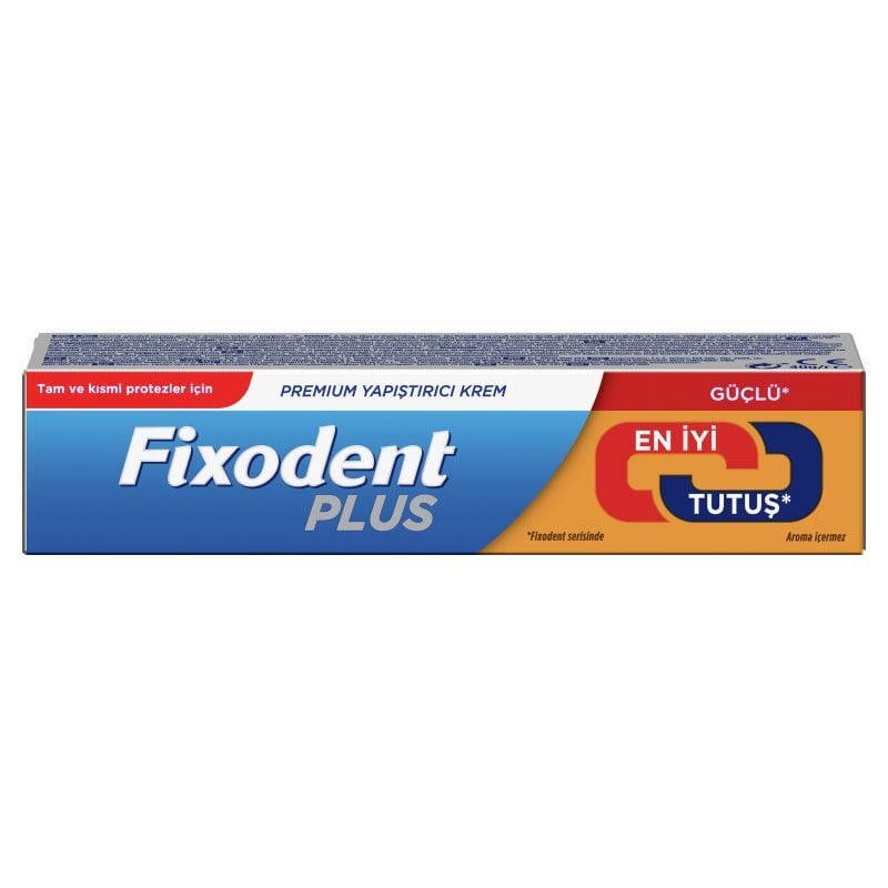 Fixodent Plus Protez Diş Yapıştırıcısı Güçlü En İyi Tutuş 40gr