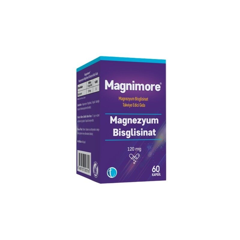 Magnimore Magnezyum Bisglisinat 60 Kapsül