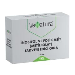 VeNatura İnositol Ve Folik Asit (Metilfolat) 20 Saşe