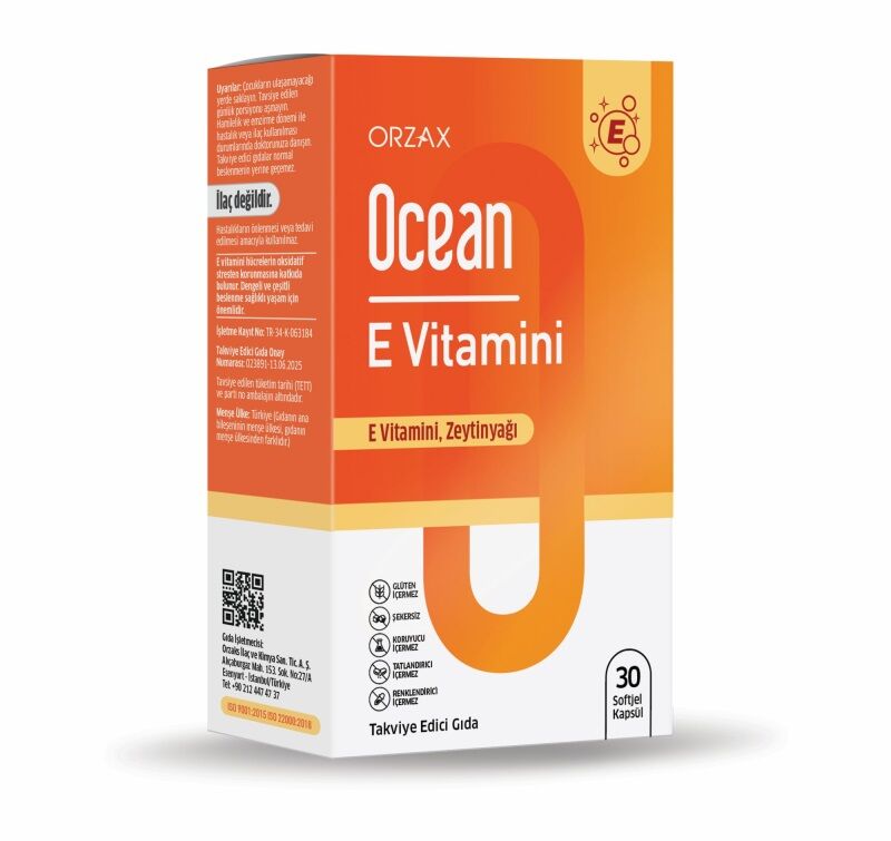 Ocean E Vitamini 30 Kapsül
