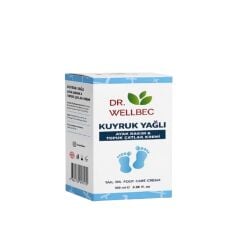 Dr.Wellbec Ayak Bakım ve Topuk Çatlak Kremi Kuyruk Yağlı Krem 100 ml
