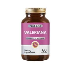 Nondo Valeriana Passiflora + St. Johns Wort 60 Kapsül