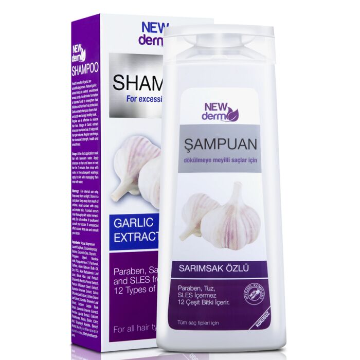 New Derm Sarımsak Özlü Şampuan 300ml